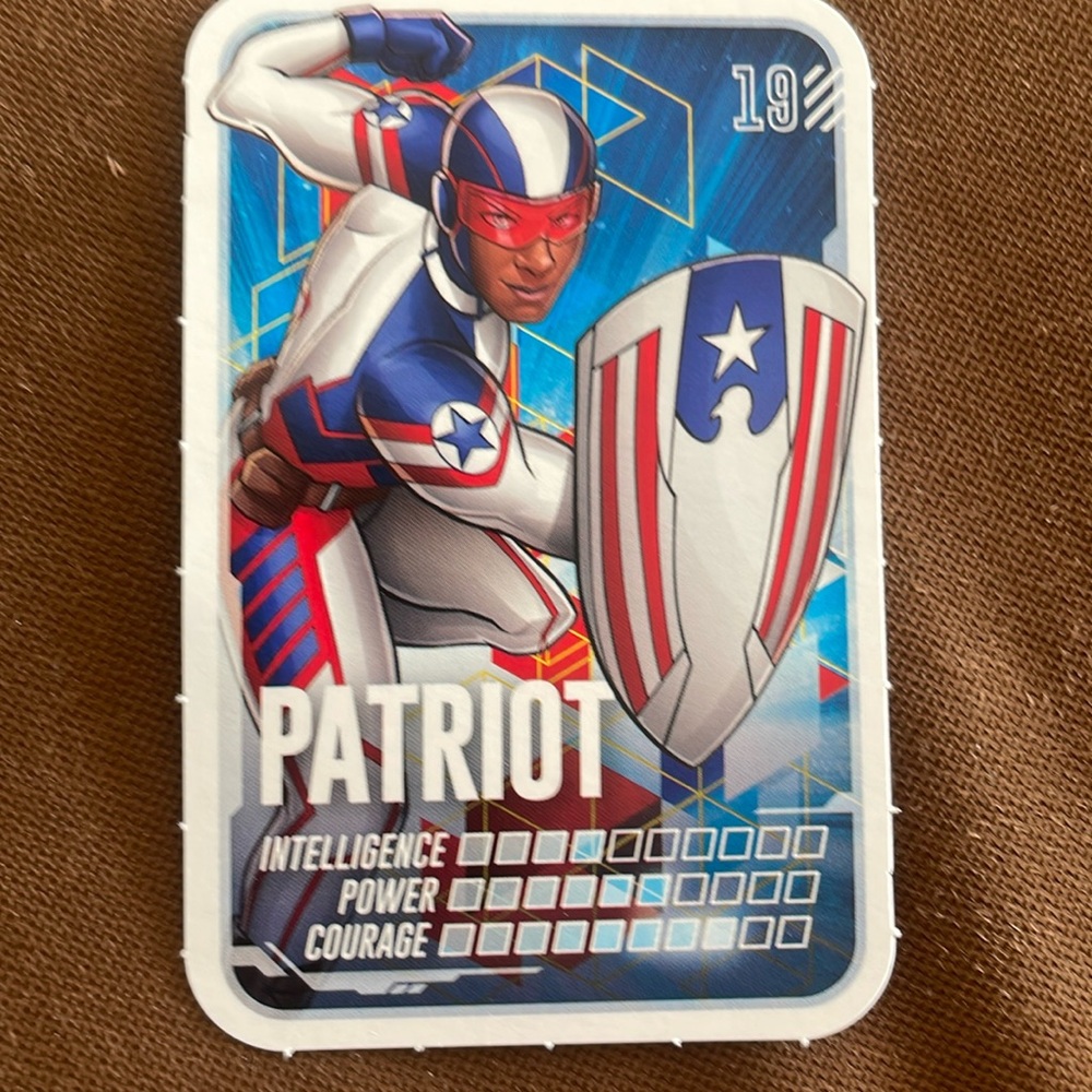 Marvel Collectible Card #19 - PATRIOT